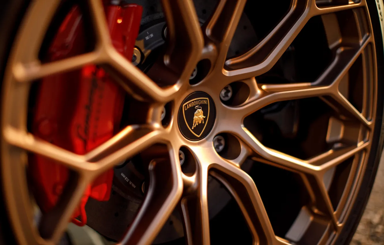 Фото обои Lamborghini, колесо, суперкар, Spyder, 2018, Performante, Huracan, North America version