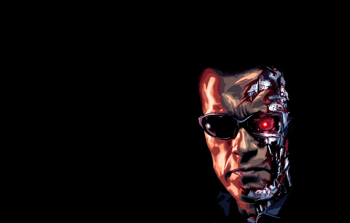 Фото обои лицо, темный, терминатор, Арнольд, Шварценеггер, Arnold, Schwarzenegger, terminator