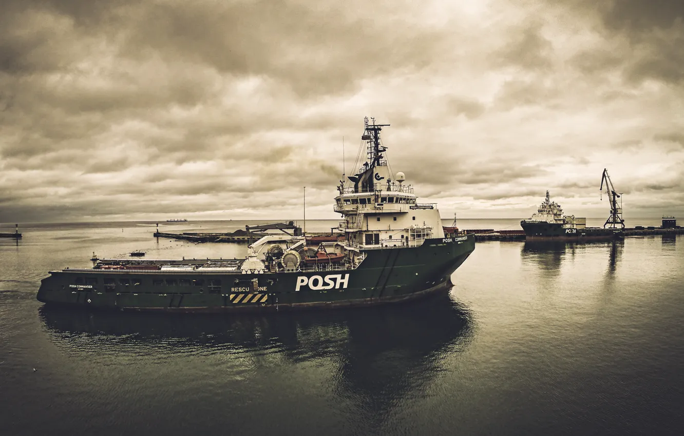 Фото обои судно, ship, posh, oilandgas, supplyvessel, offshore, offshorevessel, anchorhandling