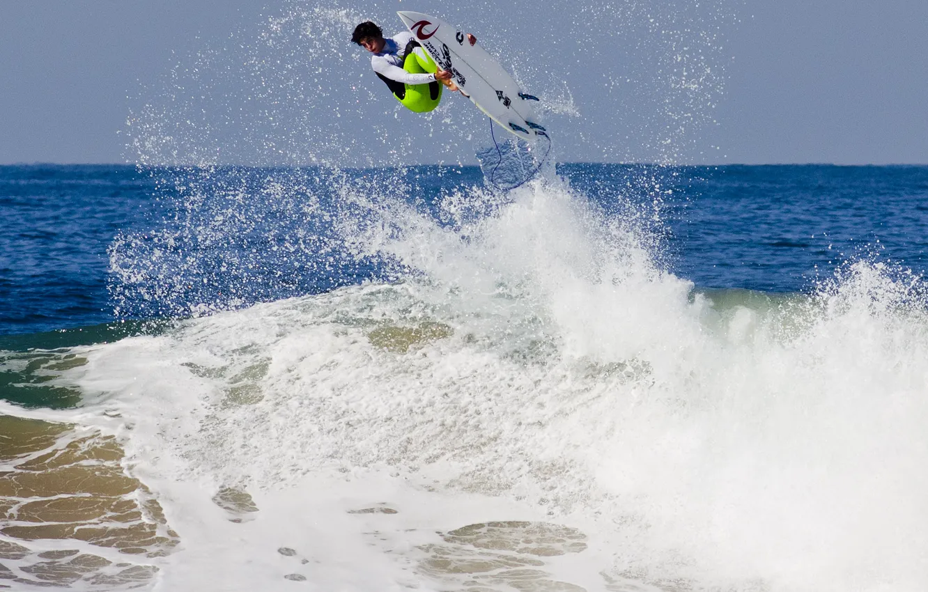 Фото обои Surf, Gabriel Medina, Surfboard, Wave