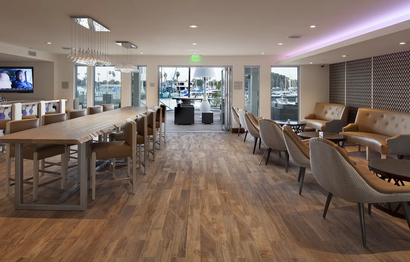 Фото обои Los Angeles, hotel, waterfront