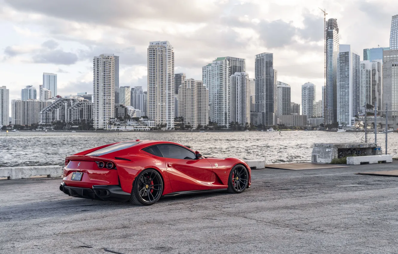 Фото обои car, wallpaper, Ferrari, supercar, Superfast, 812