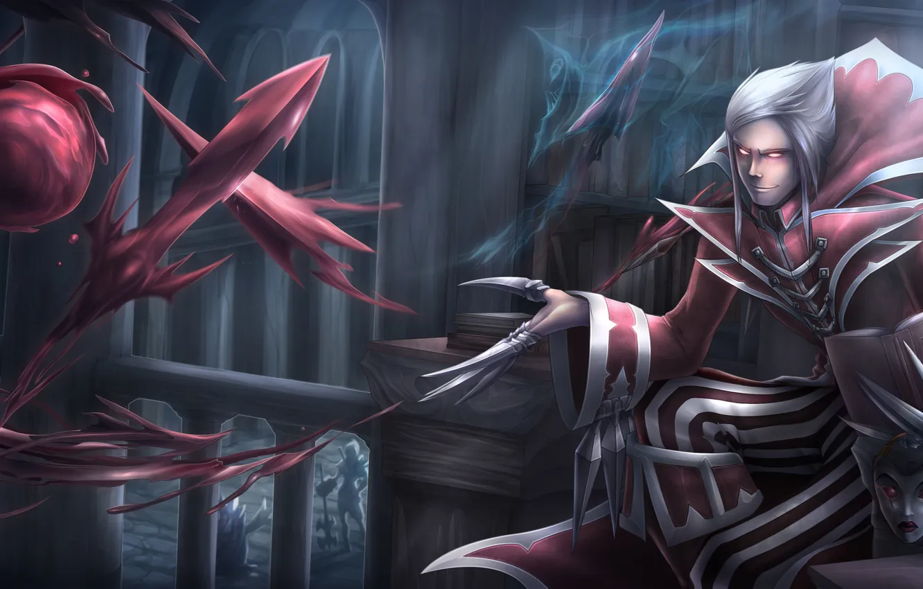 Фото обои League of Legends, Vladimir, the Crimson Reaper