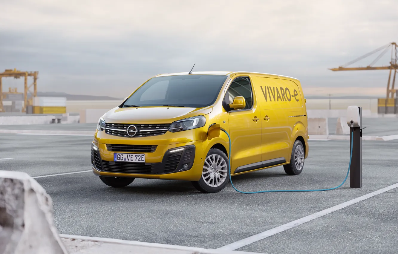 Фото обои opel, van, electric vehicle, vivaro