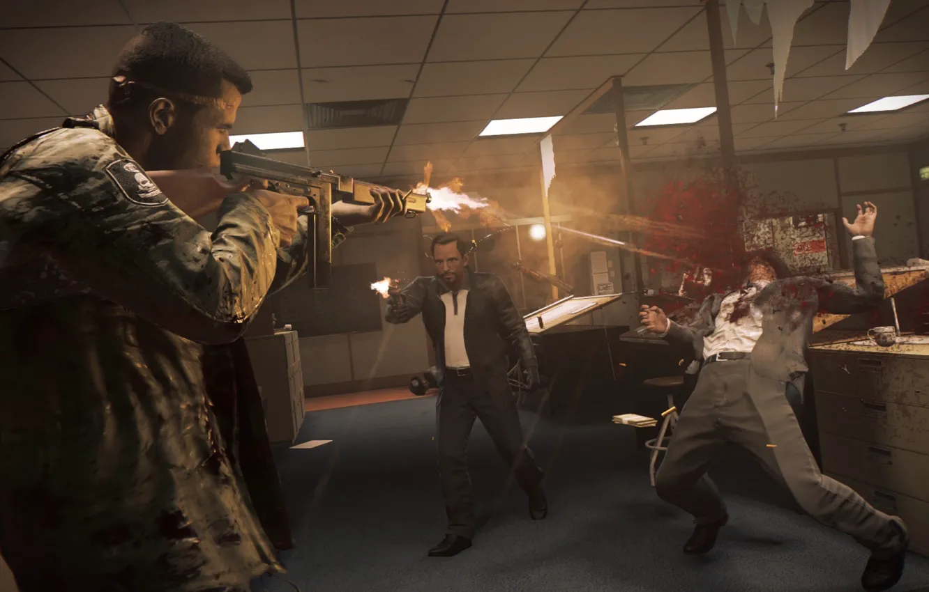 Фото обои оружие, кровь, game, перестрелка, 2016, Mafia III, Мафия 3