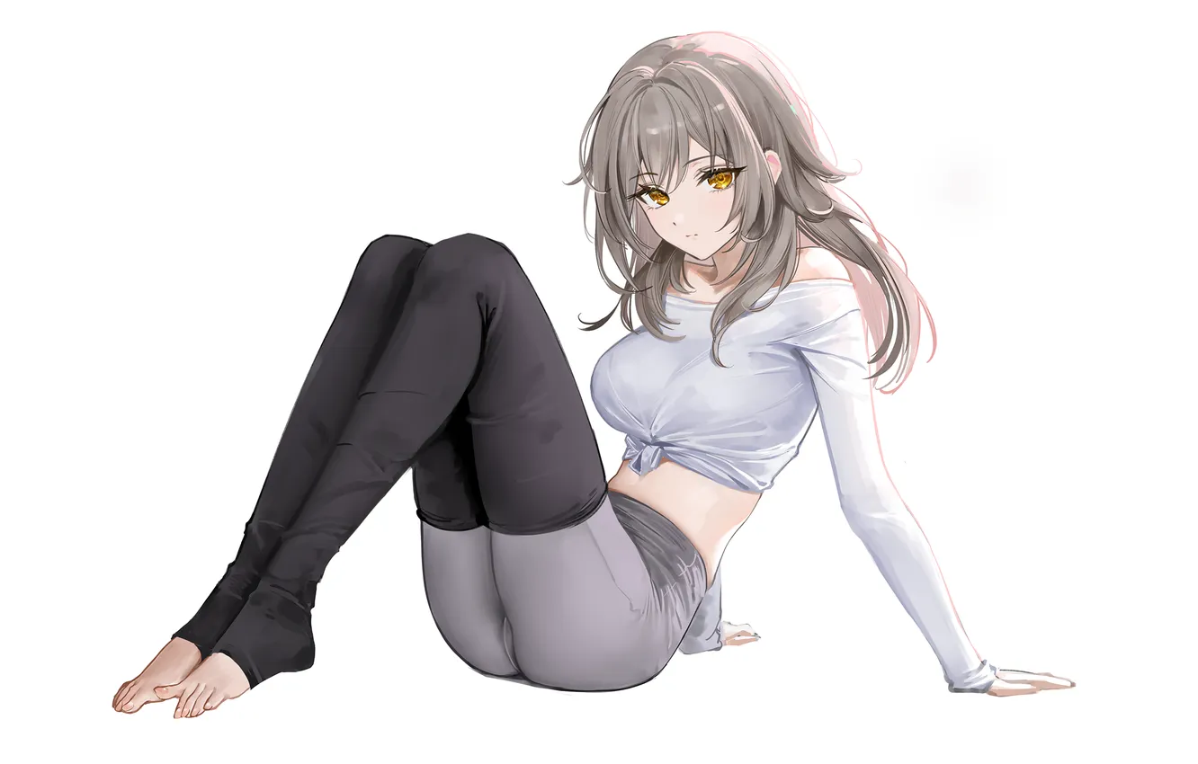 Фото обои belly, bare shoulders, Honkai, Rity (artist)