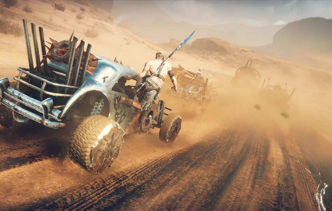 Фото обои Mad Max, Fury Road, Безумный Макс: Дорога ярости