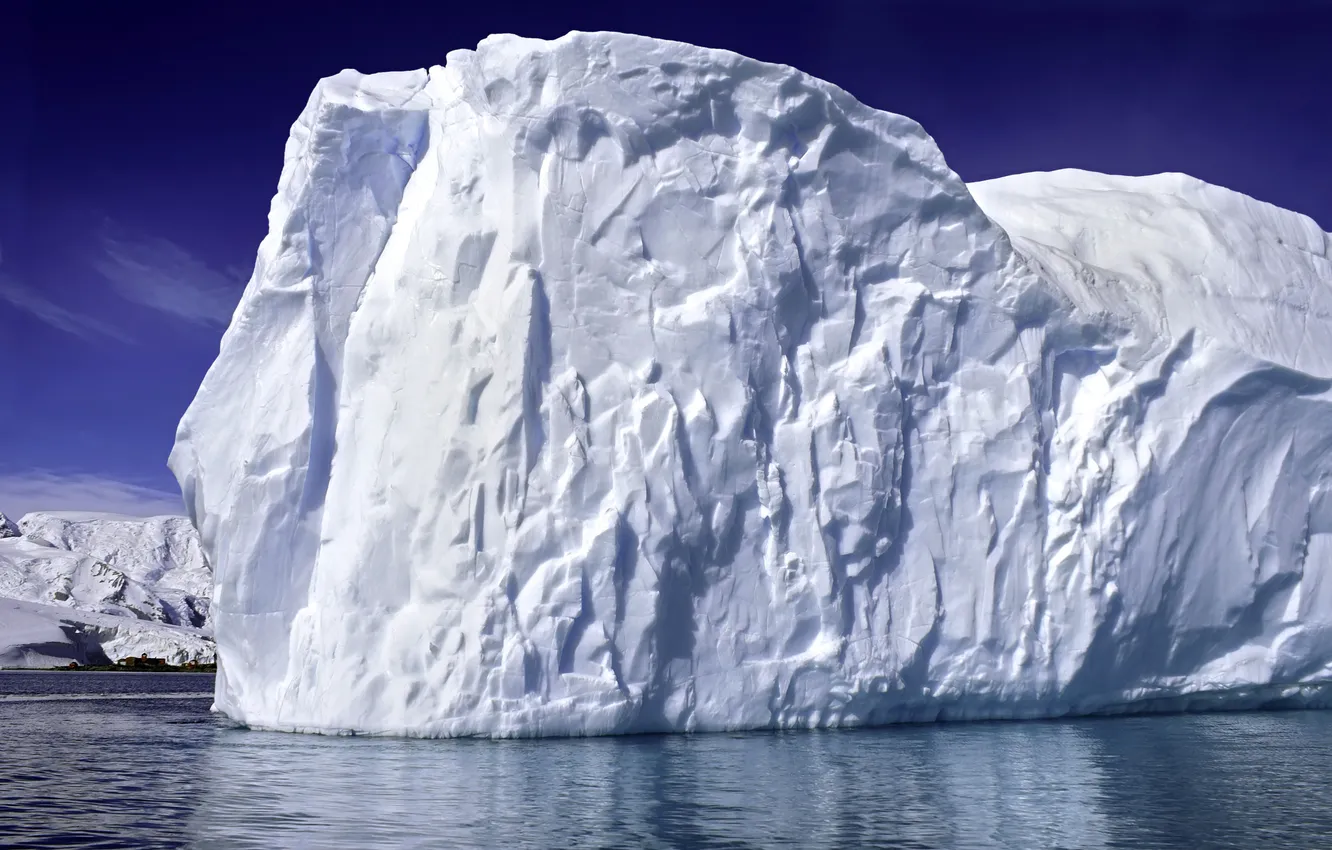Фото обои станция, ледник, айсберг, полярная, Iceberg