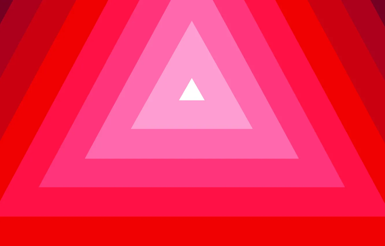 Фото обои фон, треугольники, Красный, минимализм