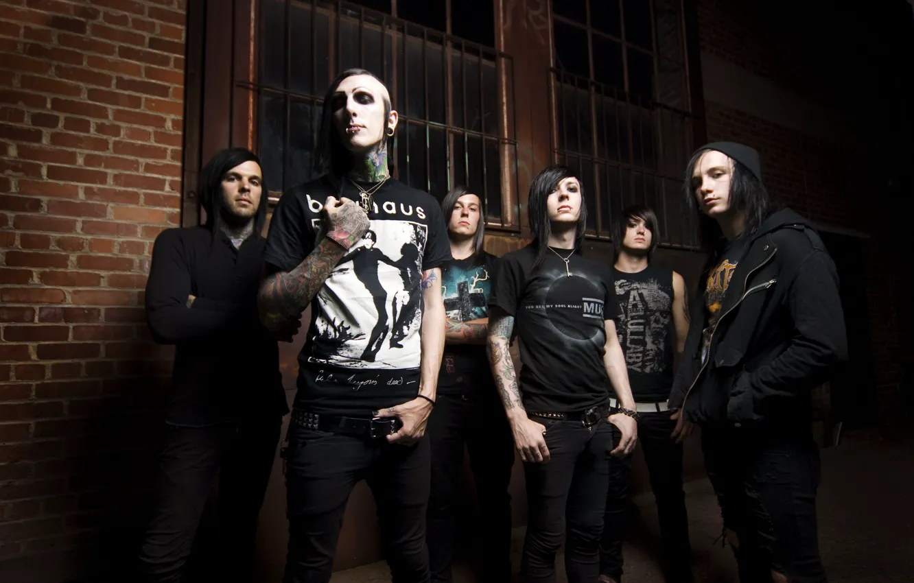 Фото обои metalcore, post-hardcore, Motionless In White, MIW