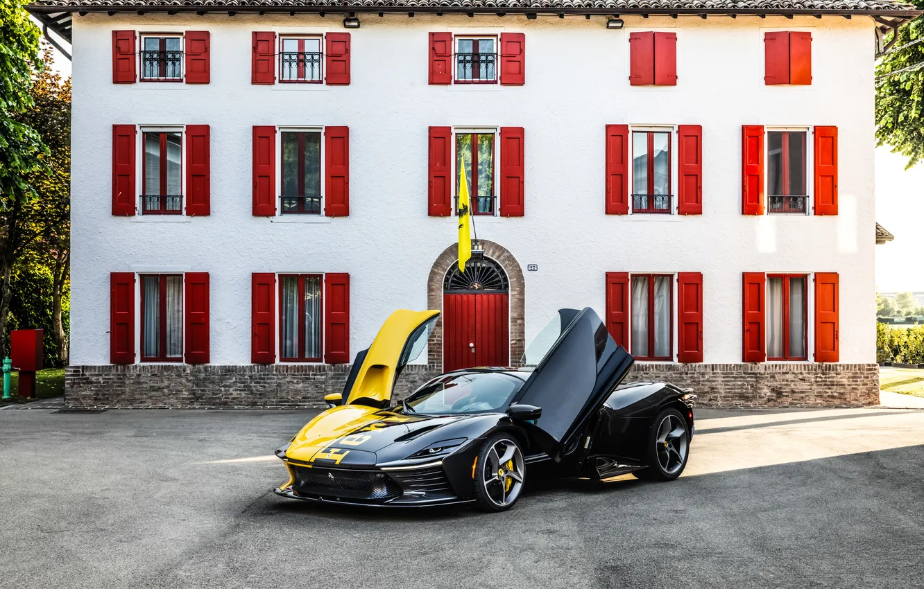 Фото обои Ferrari, суперкар, supercar, единственный экземпляр, Tailor Made, 2025, the only instance, Daytona SP3