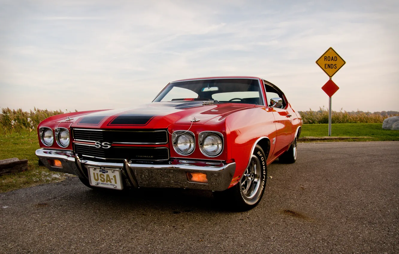 Фото обои 1970, Chevrolet Chevelle, Muscle Car, 1970 Chevrolet Chevelle SS