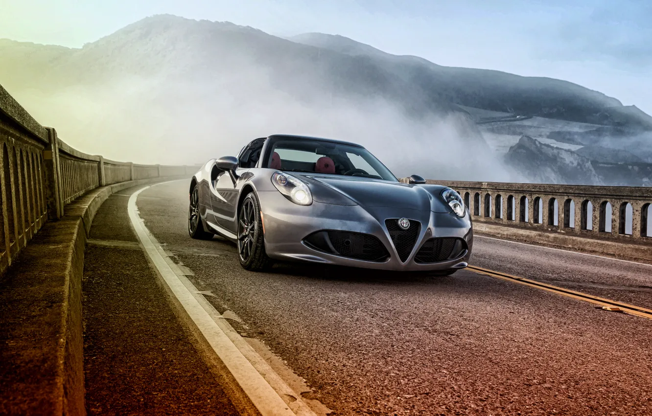 Фото обои Alfa Romeo, альфа ромео, Spider, US-spec, 2015, 960