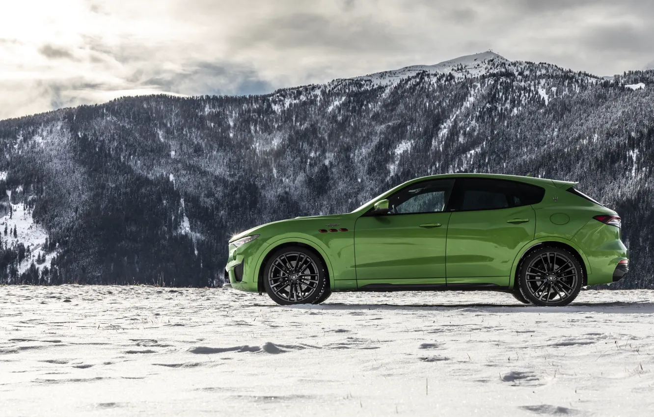 Фото обои Maserati, side view, Levante, Maserati Levante Trofeo