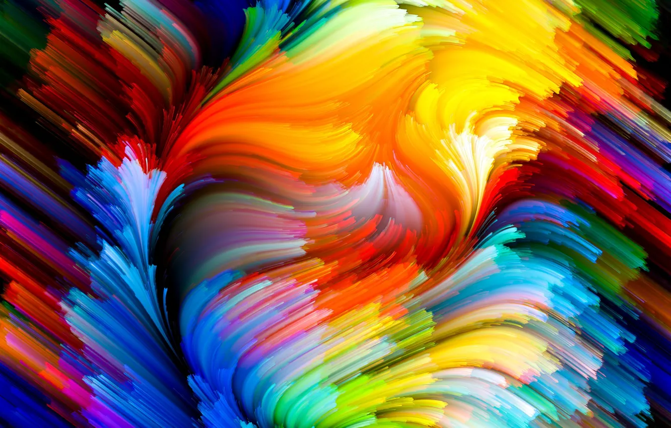 Фото обои краски, colors, colorful, abstract, rainbow, background, splash, painting