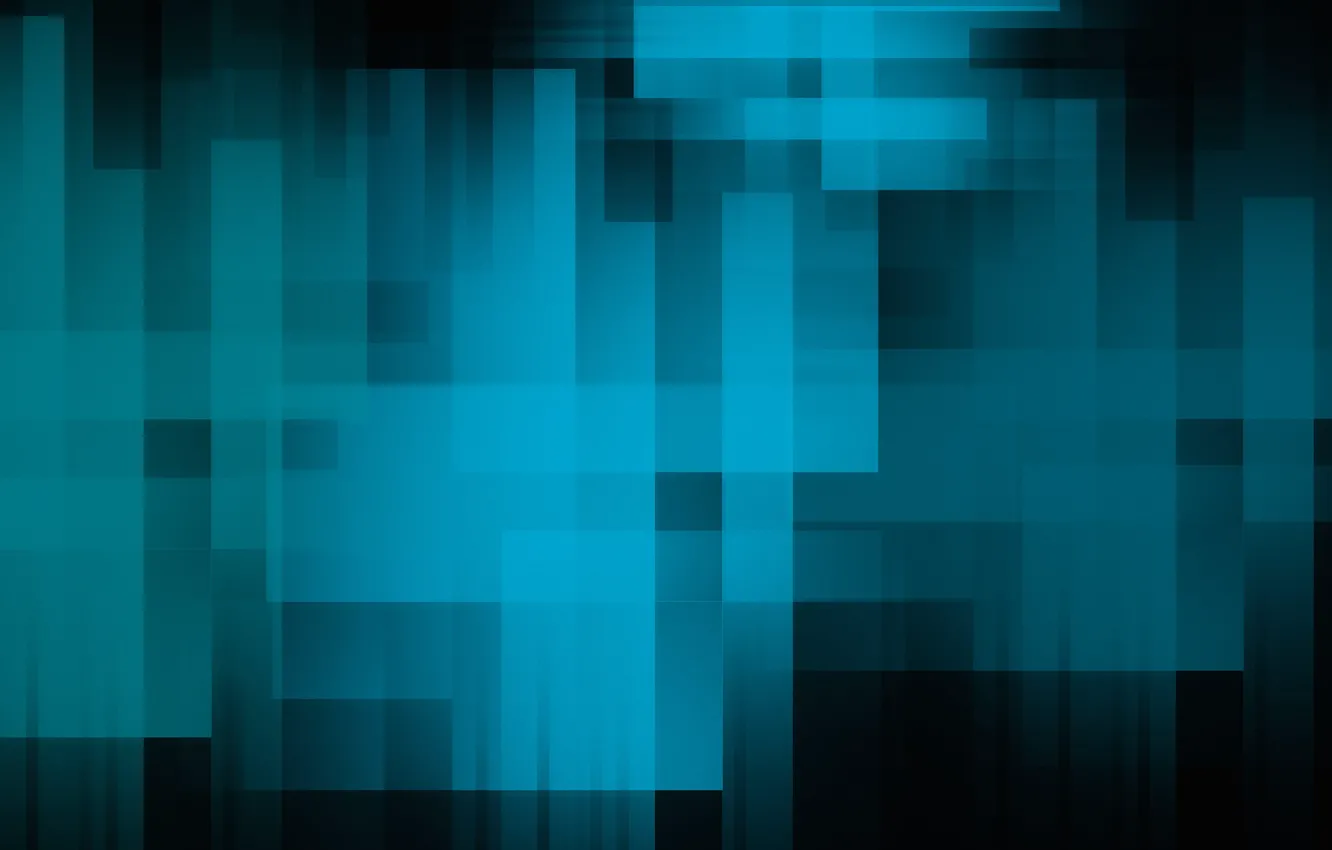 Фото обои синий, кубики, черный, текстура, квадраты, motion squares