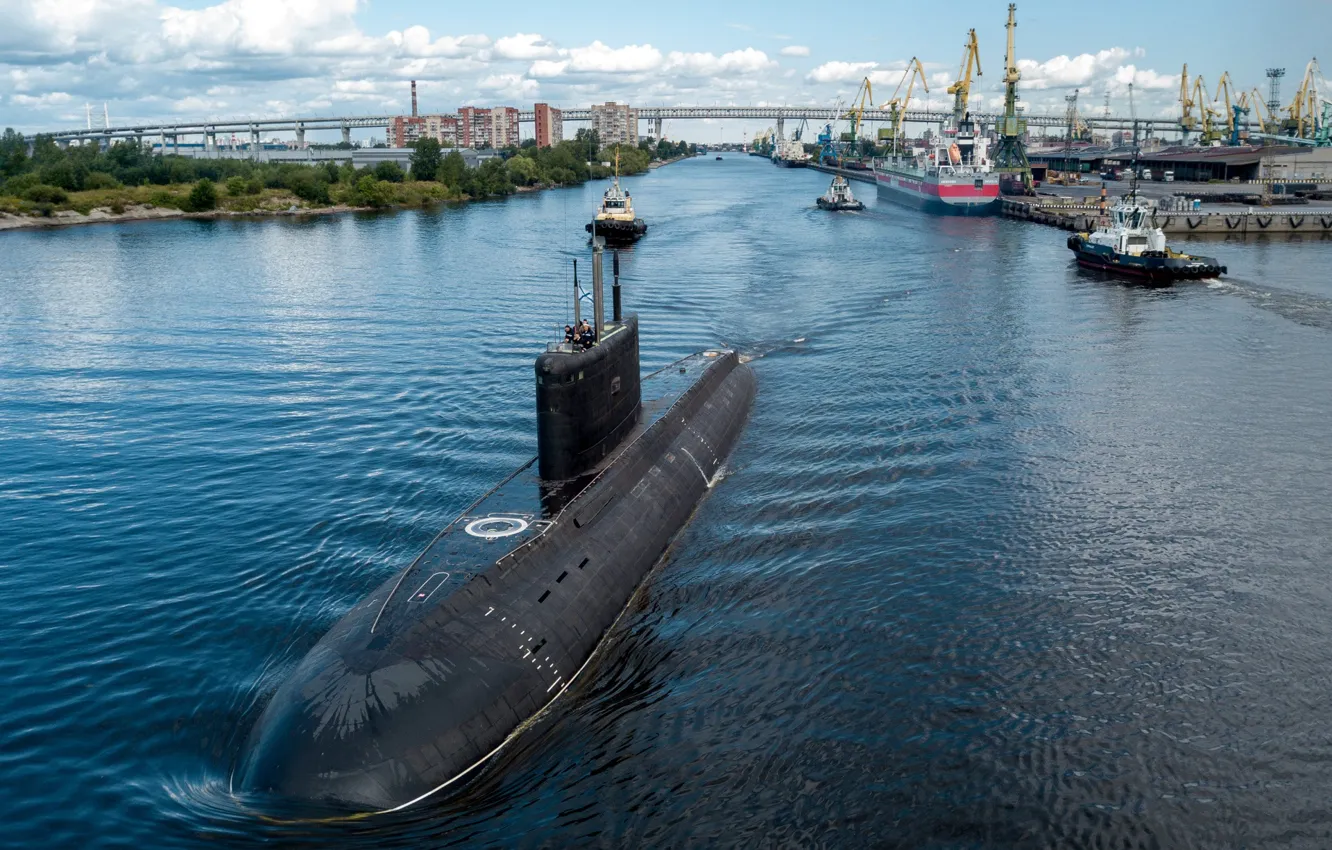 Фото обои субмарина, дизельная, Петропавловск-Камчатский