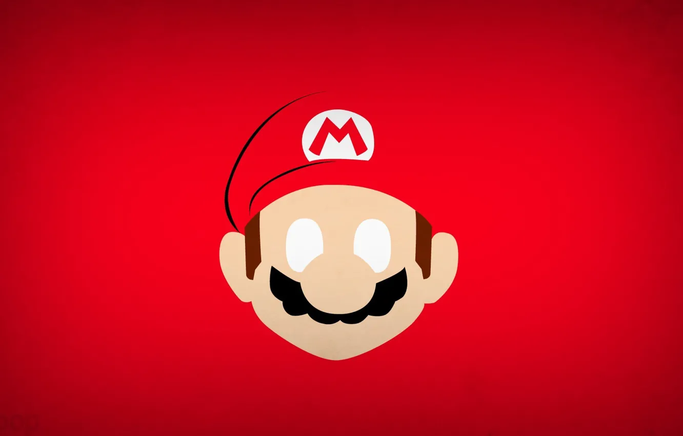 Фото обои игра, минимализм, марио, mario, blo0p, super mario