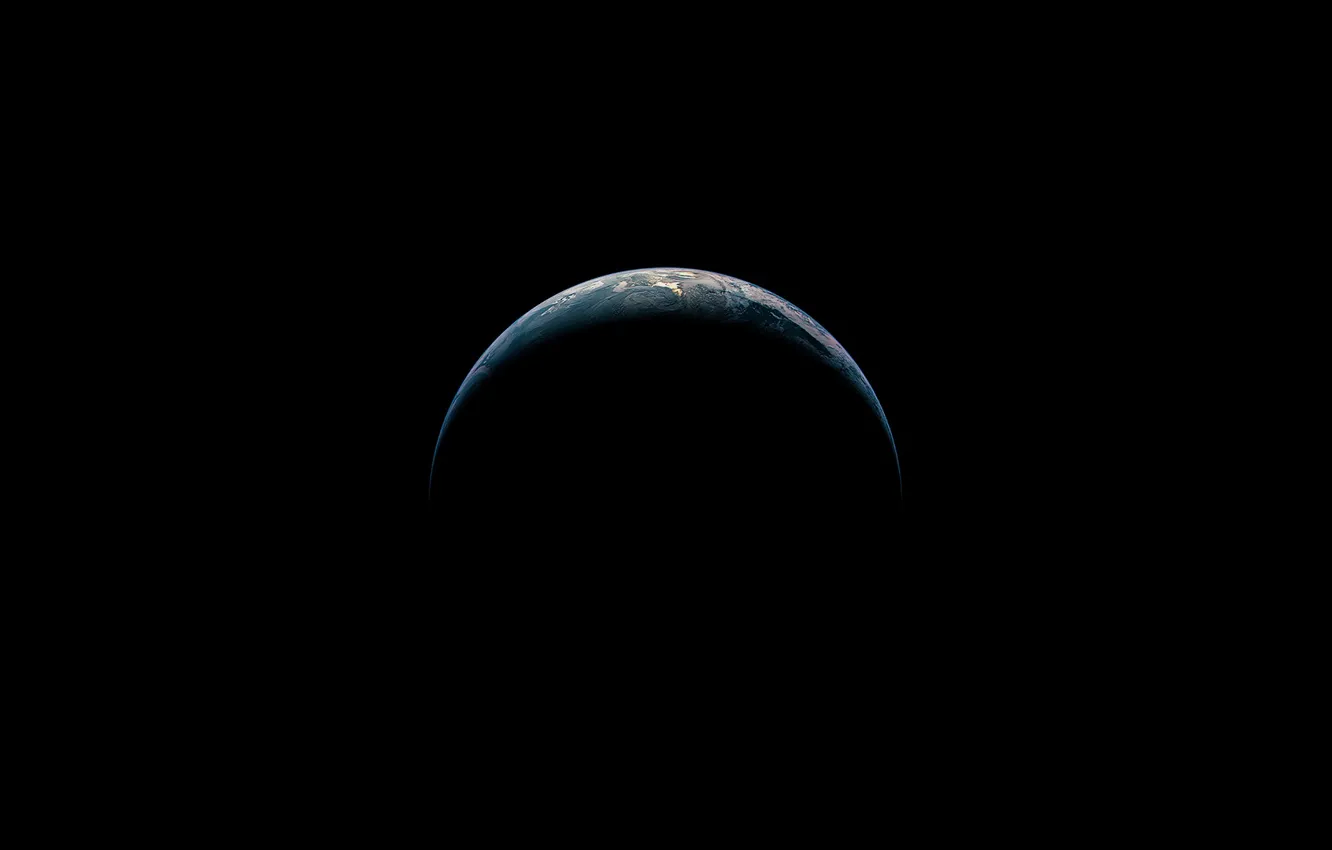 Фото обои Apple, iPhone, Планета, Космос, iOS 8
