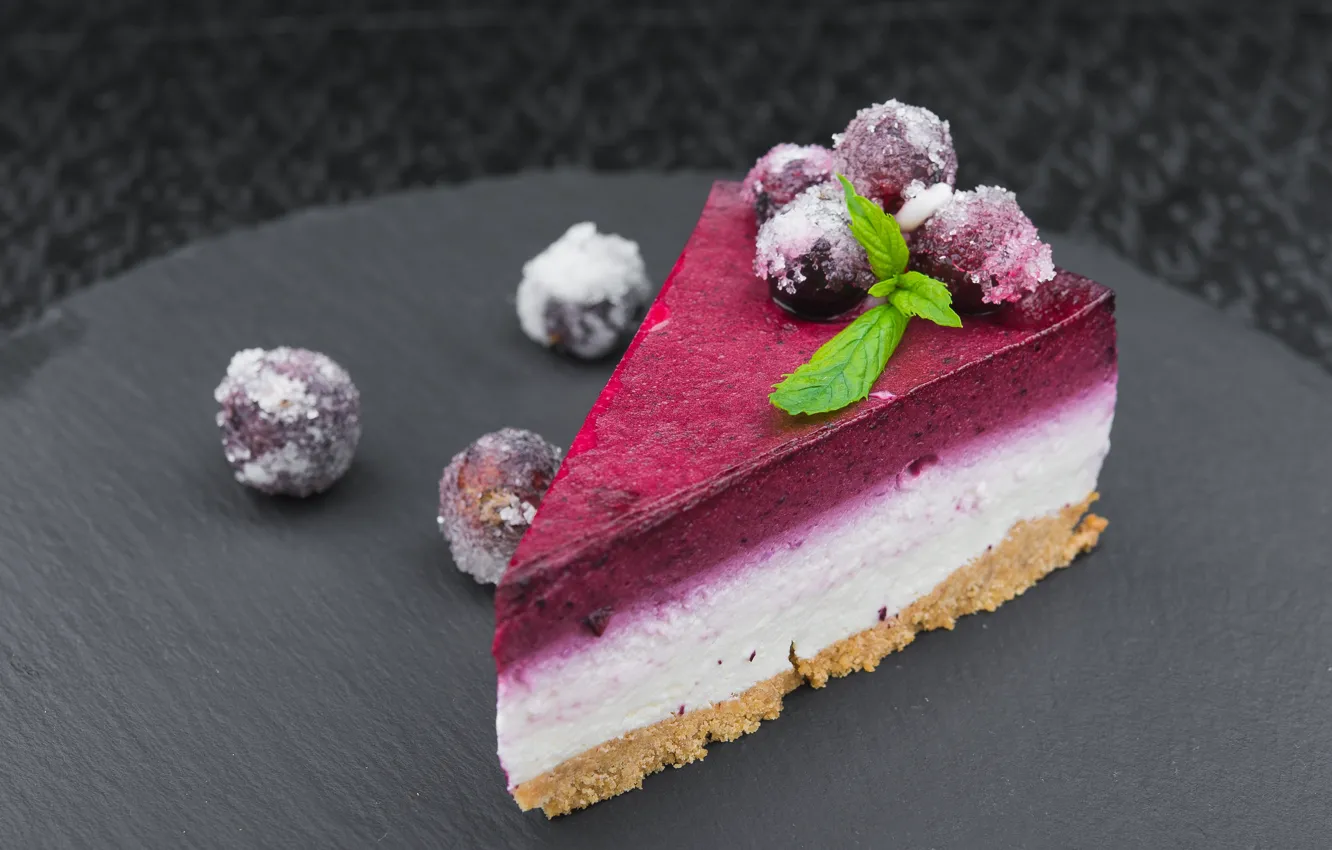 Фото обои вишня, вишневый, торт, десерт, food, sweet, cream, dessert