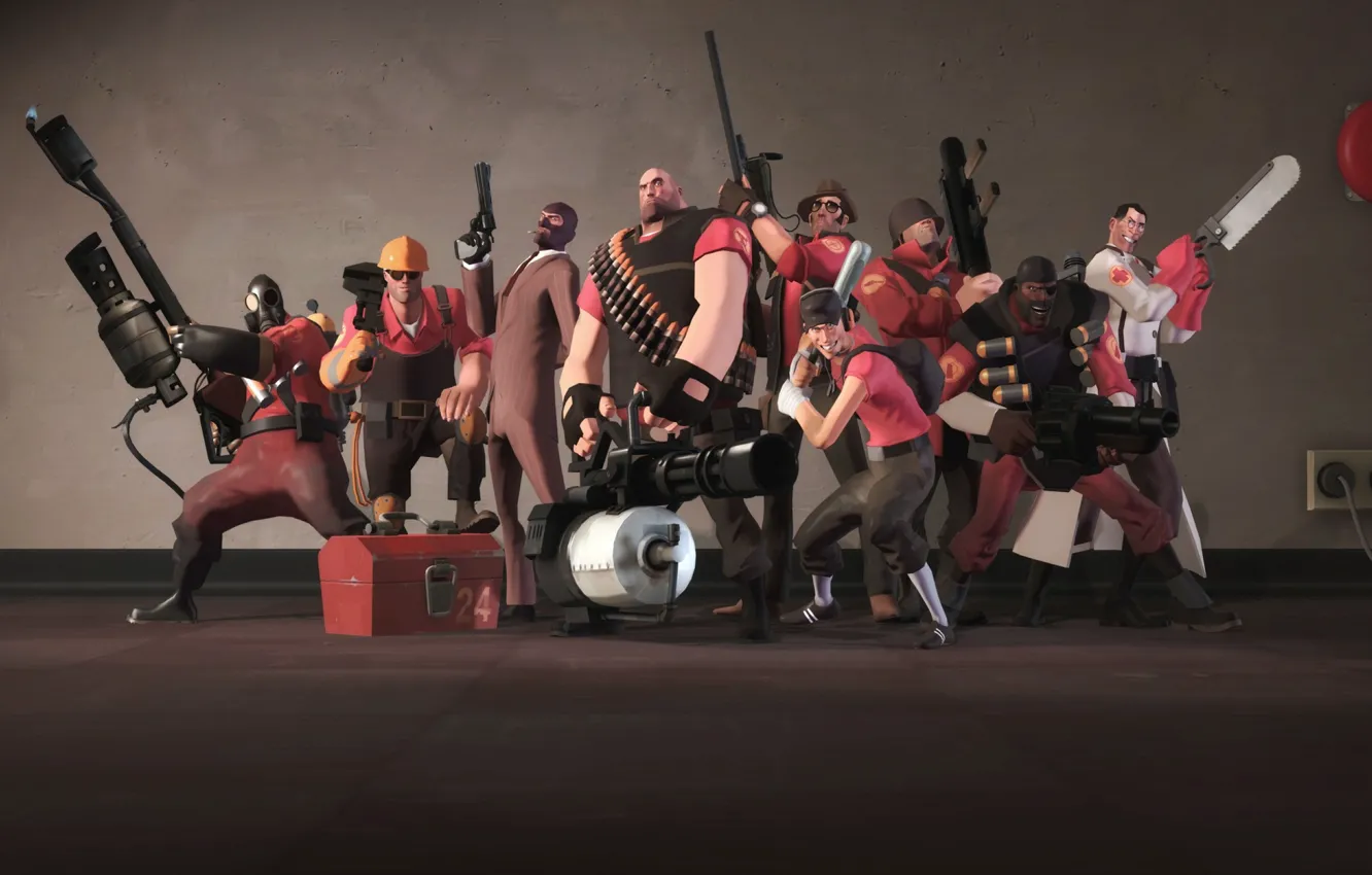 Фото обои game, heavy, Team fortress, Team fortress 2