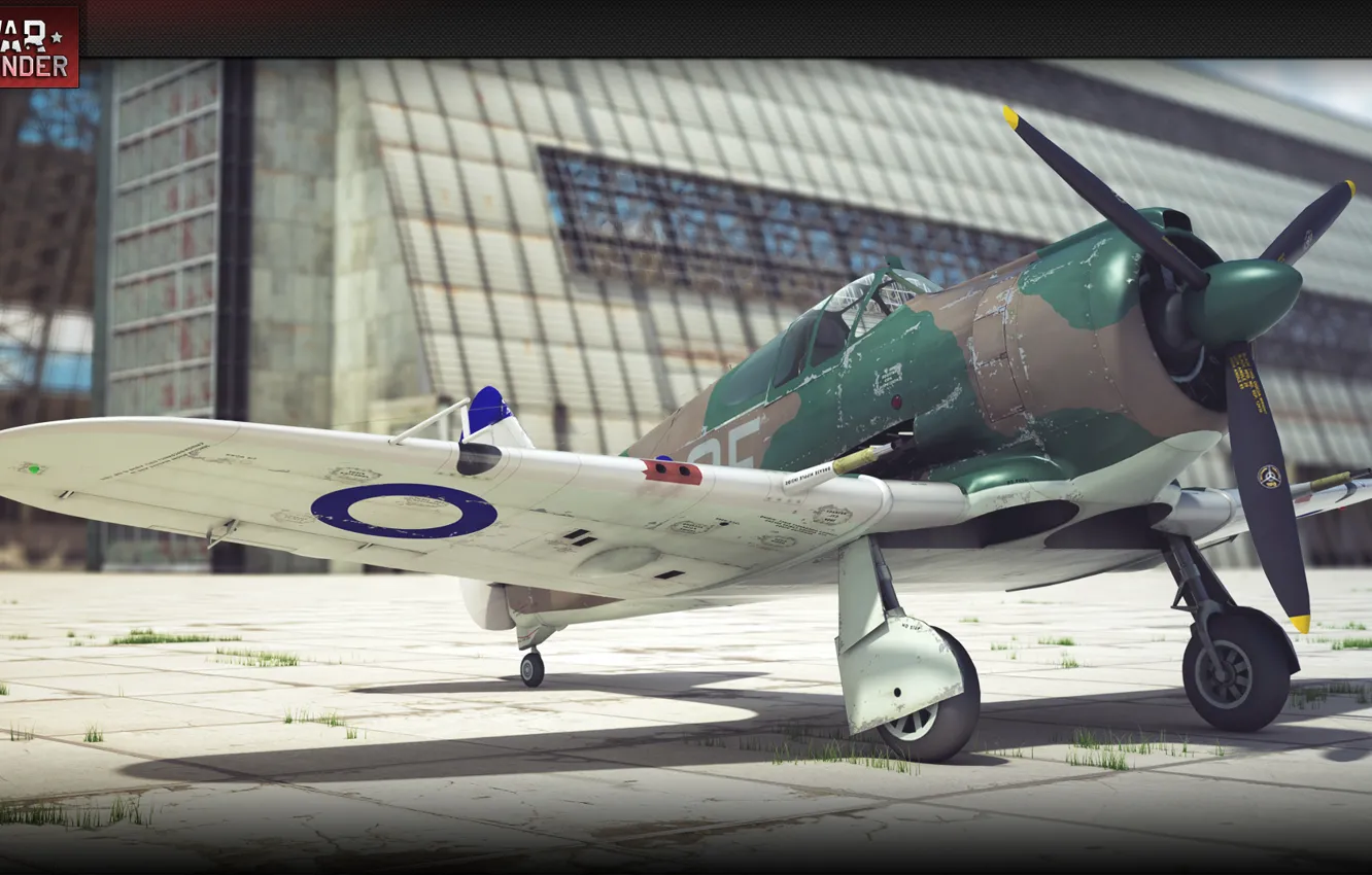 Фото обои самолет, истребитель, Австралия, War Thunder, warthunder, Boomerang, Commonwealth CA-13 Boomerang Mk.II