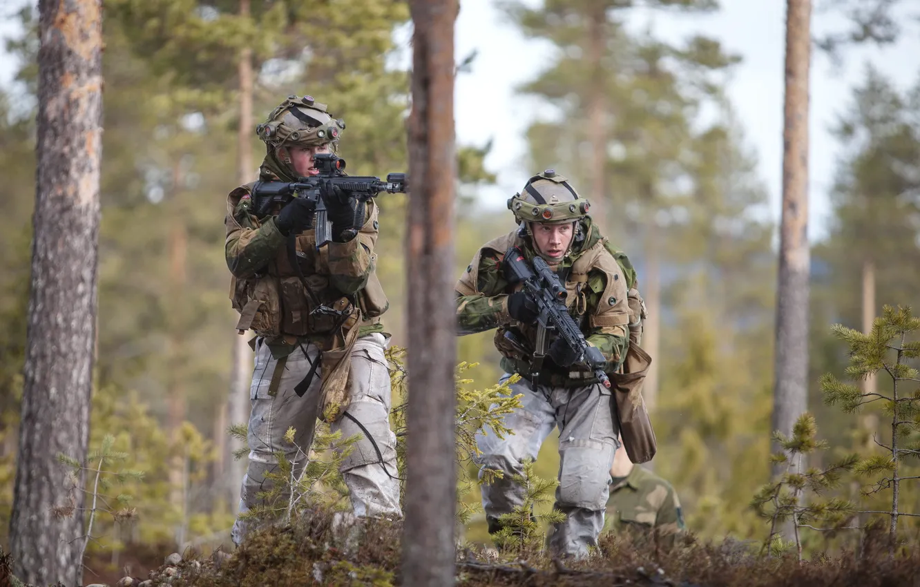 Фото обои оружие, армия, солдаты, Norwegian Army
