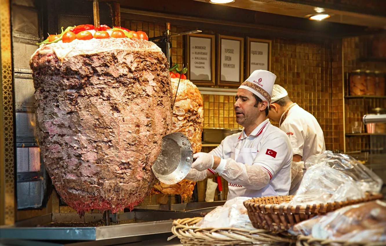 Фото обои Kebab, Döner, iskender