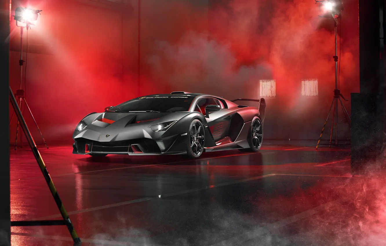 Фото обои Lamborghini, суперкар, 2018, SC18