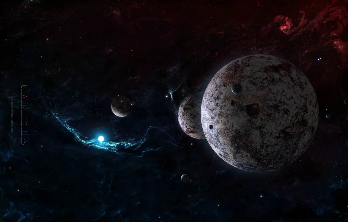 Фото обои звезды, планеты, спутники, nebula, межзвездный газ