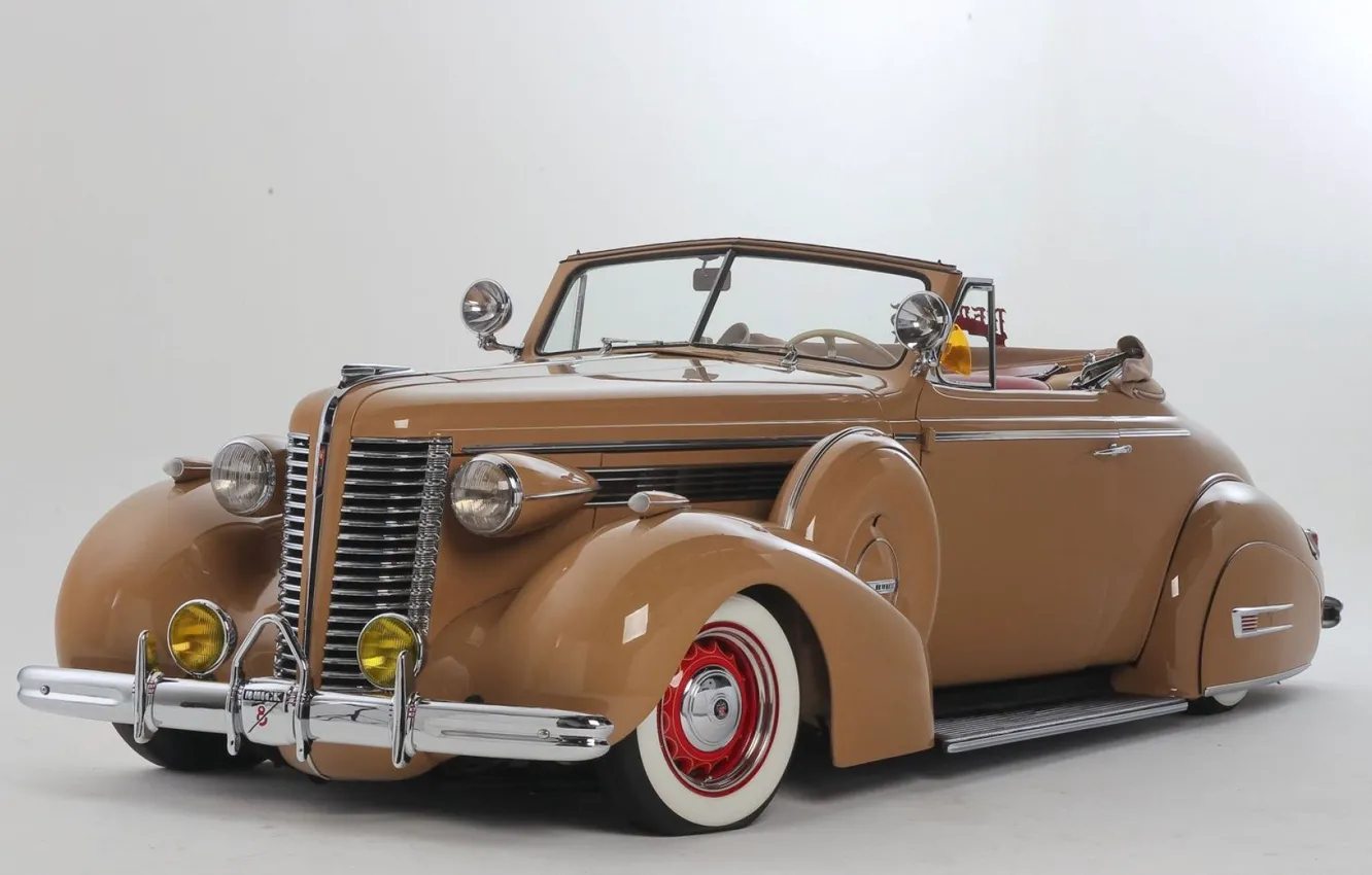 Фото обои 1938, Lowrider, Convertible, Custom, Buick