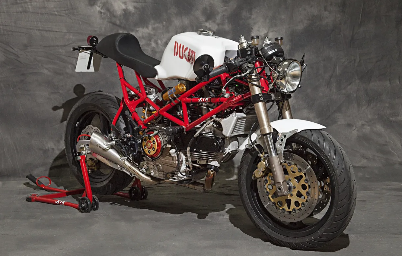 Фото обои Ducati, Bike, Custom, XTR Pepo, Ducati racer