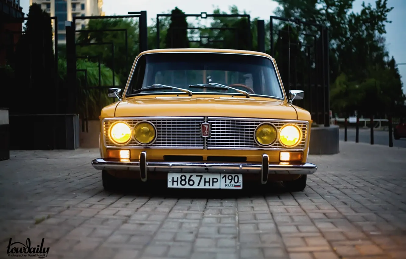 Фото обои жигули, vaz, ваз, lada, лада, 2103, low classic