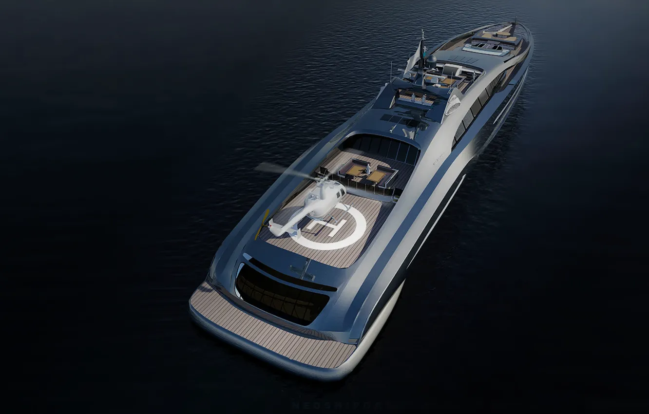 Фото обои Yacht, Sovereign, Futuristic