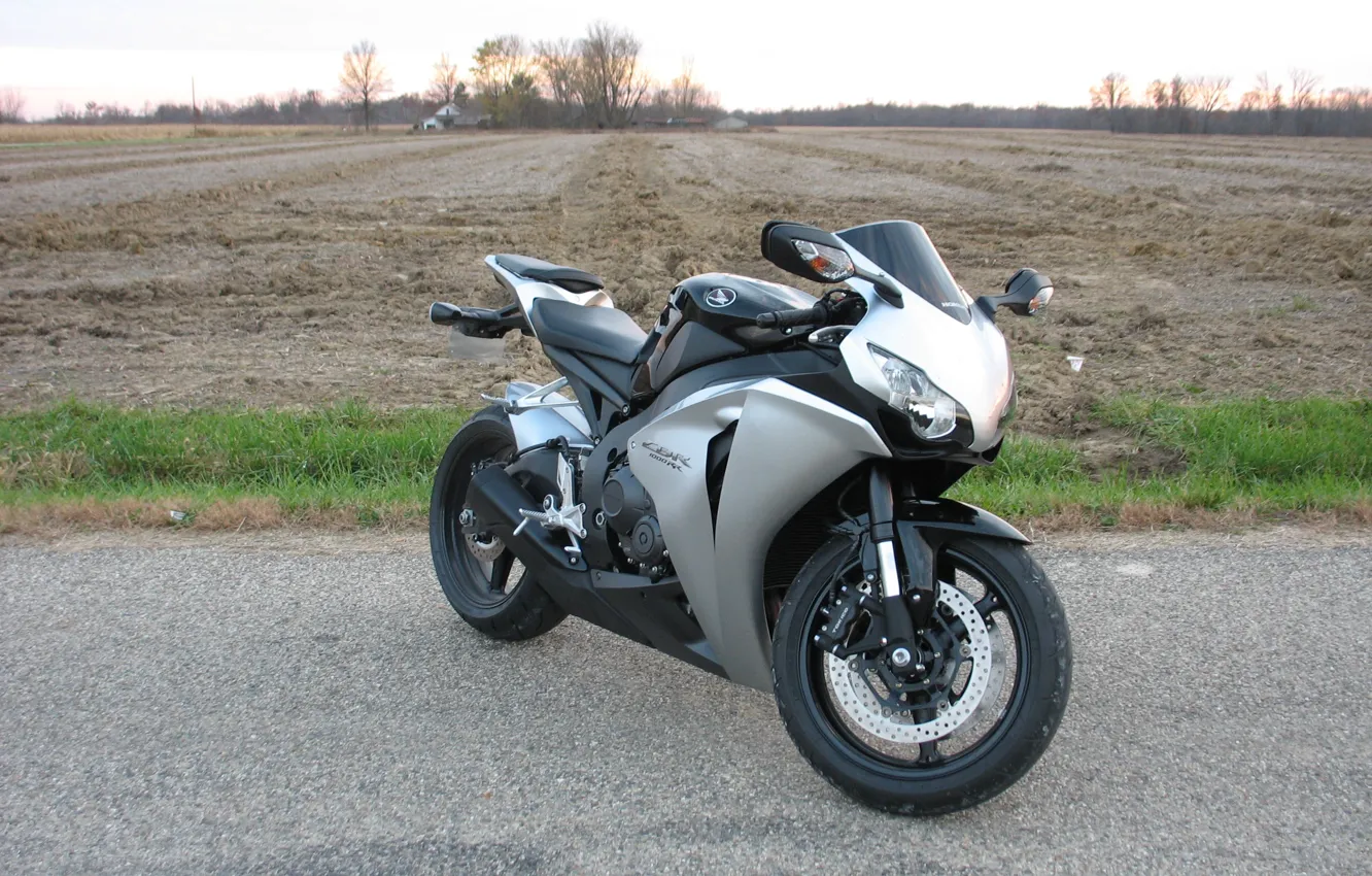 Фото обои Honda, CBR1000RR, Black, Silver