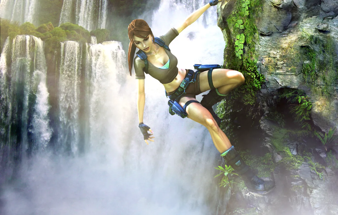 Фото обои Tomb Raider, Lara Croft, Tomb Raider Legend
