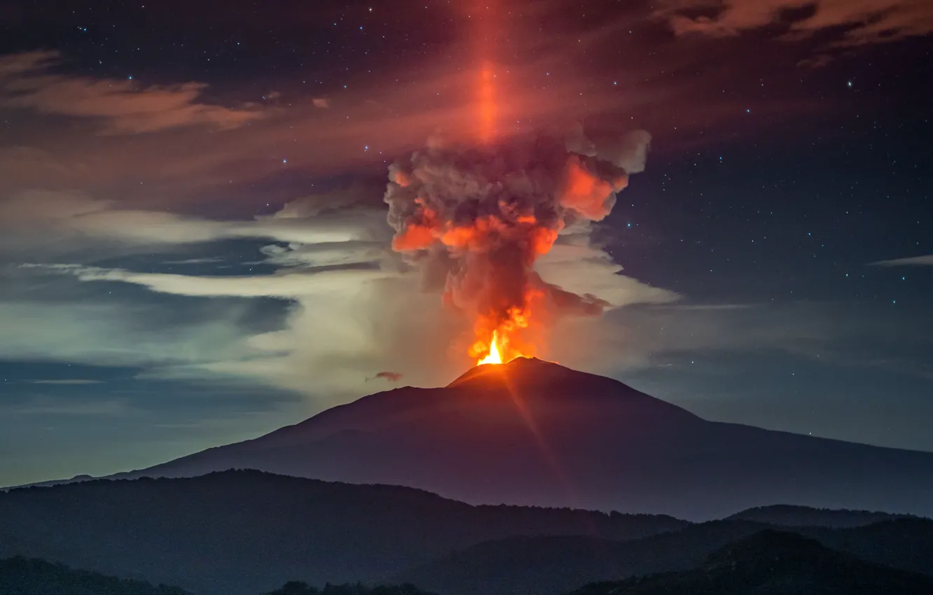 Фото обои Italy, Etna, Volcano