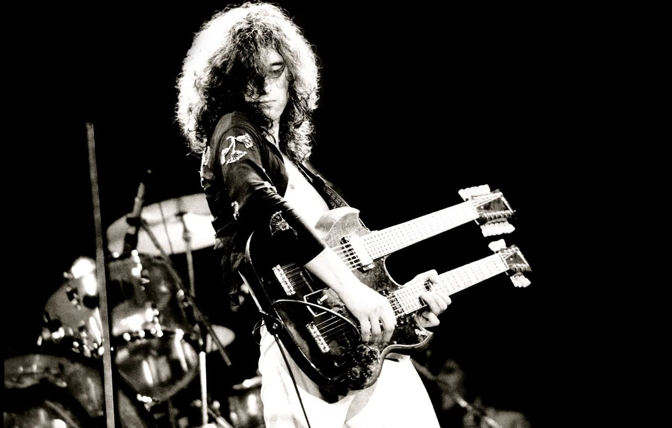 Фото обои Rock, Led Zeppelin, Джимми Пейдж, Jimmy Page