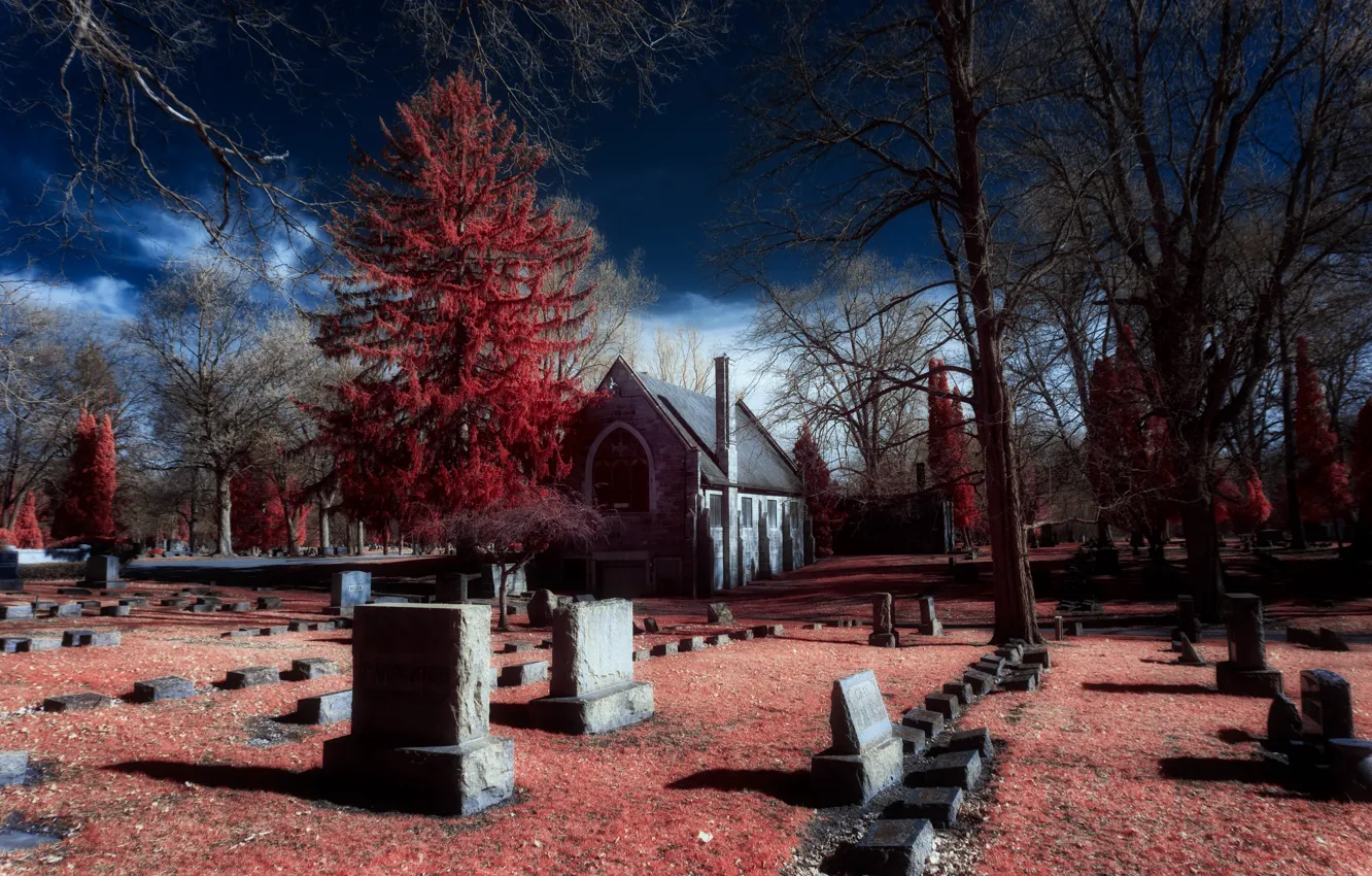 Фото обои Michigan, Battle Creek, Oak Hill Cemetery