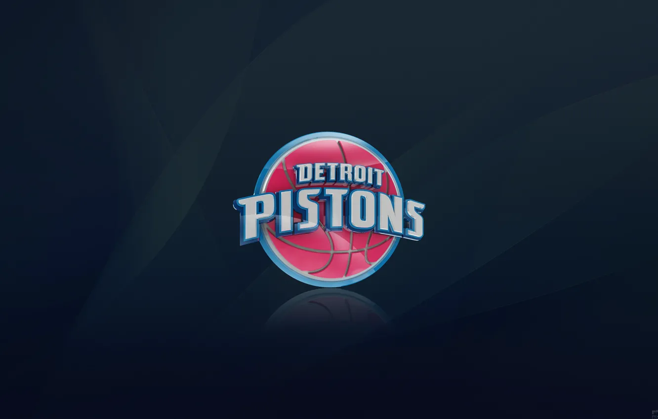Фото обои Спорт, Баскетбол, Логотип, NBA, Detroit Pistons, Детройт