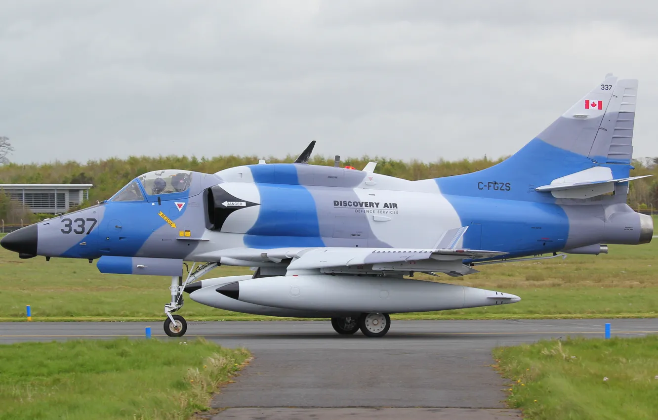 Фото обои штурмовик, Douglas, Skyhawk, «Скайхок», Discovery Air, A-4N