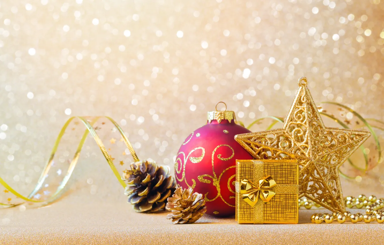 Фото обои украшения, шары, Новый Год, Рождество, Christmas, balls, decoration, Merry