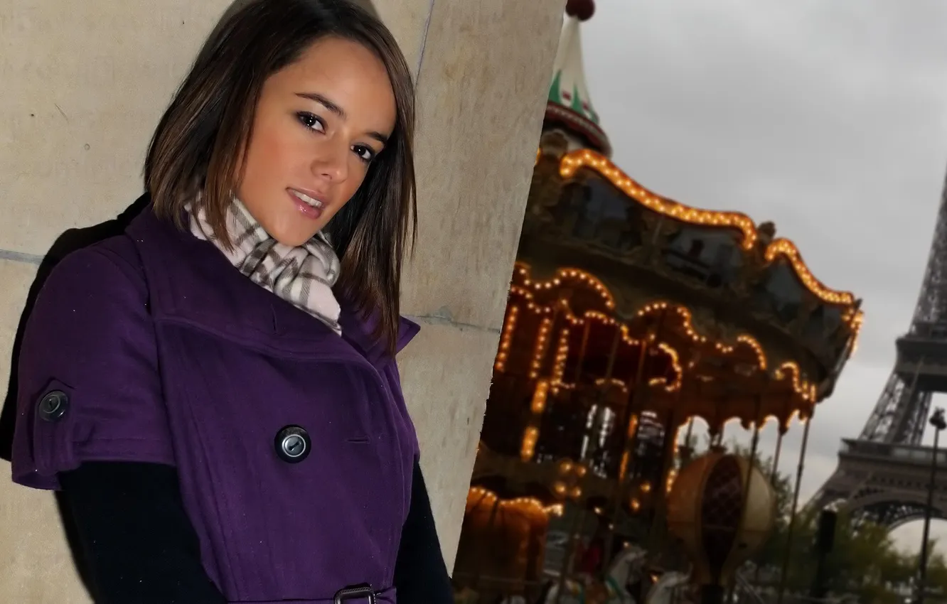 Фото обои девушка, певица, Alizee