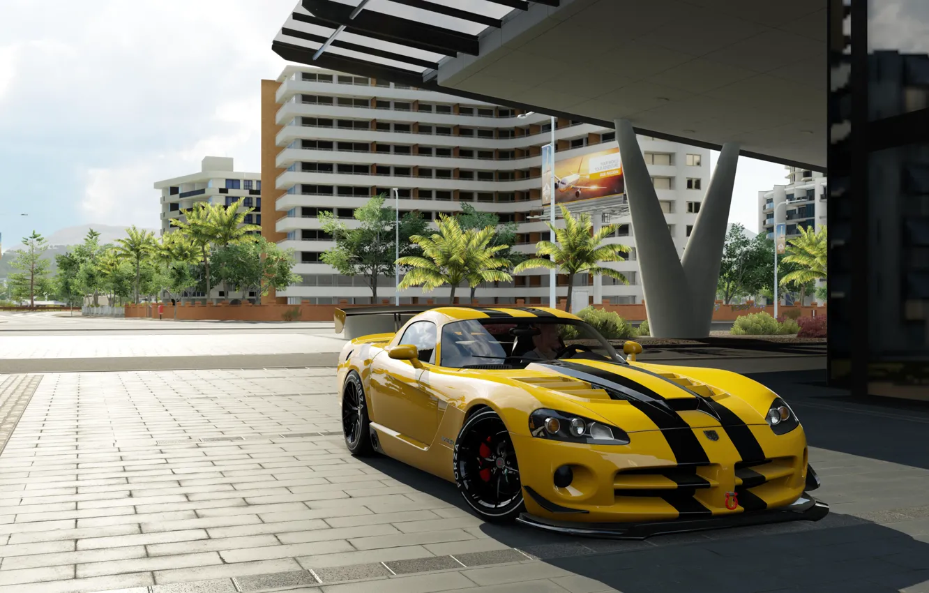 Фото обои Dodge Viper, SRT10, Forza Horizon 3
