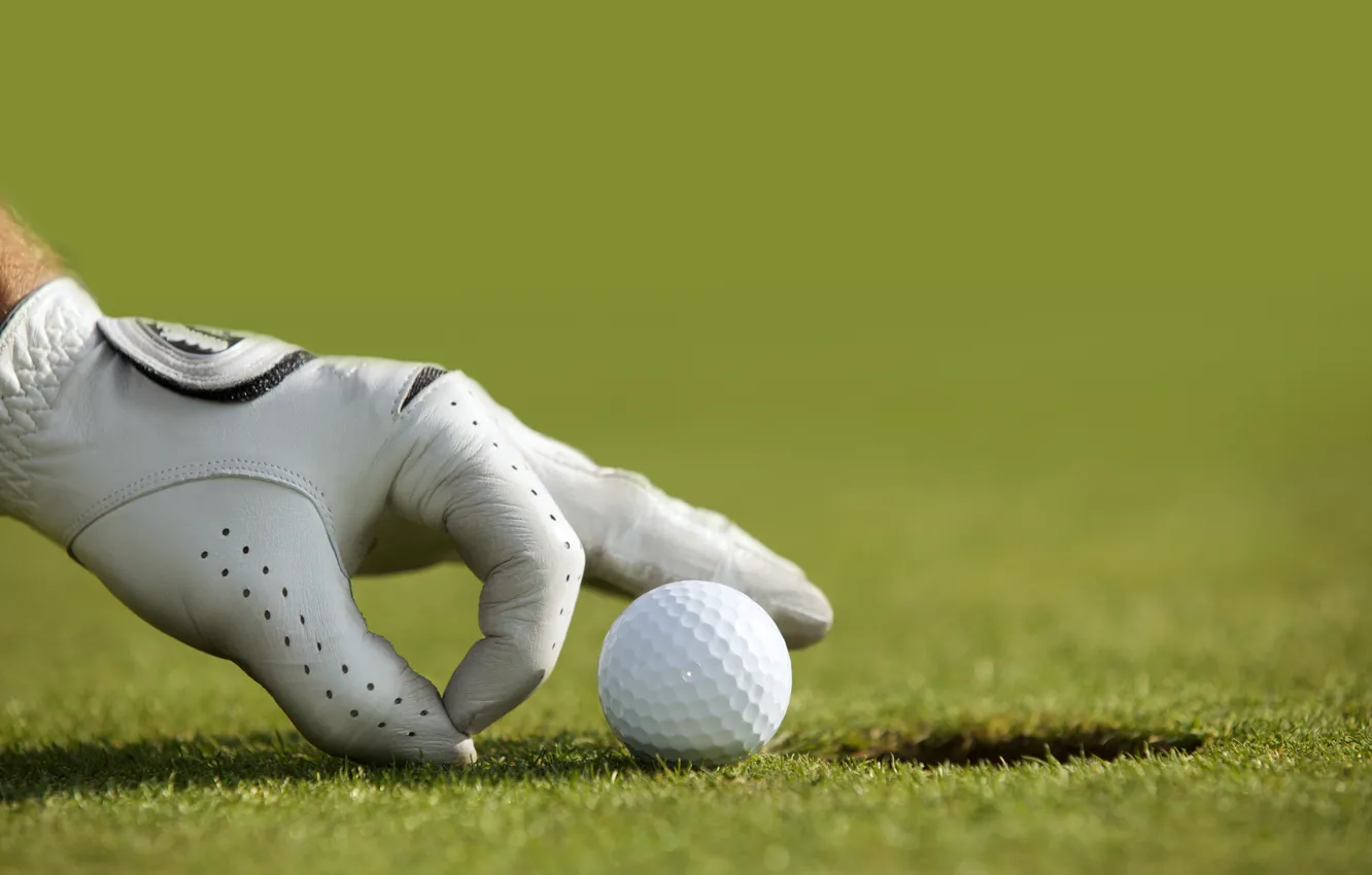 Фото обои Golf, glove, golf ball