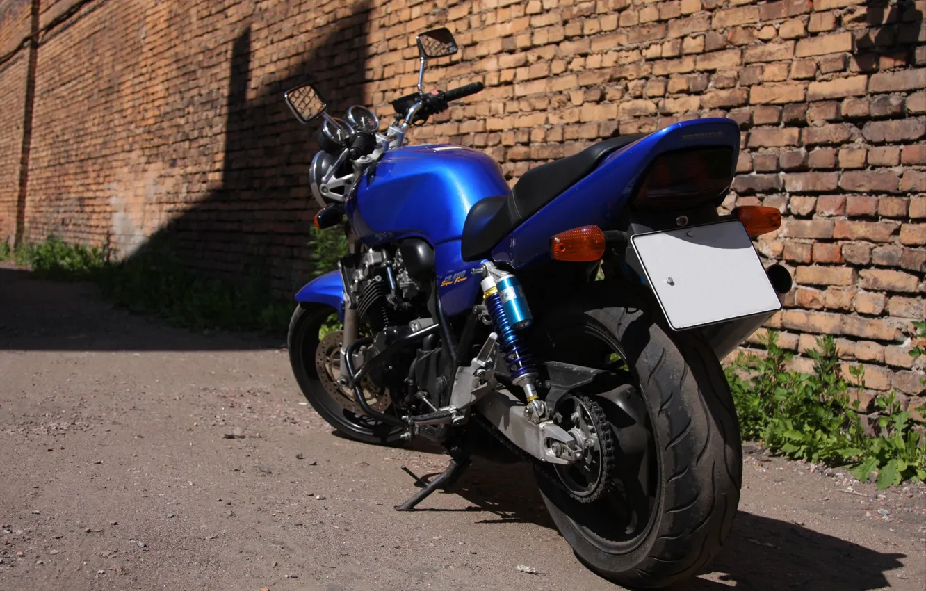 Фото обои Honda, blue, SuperFour, CB400