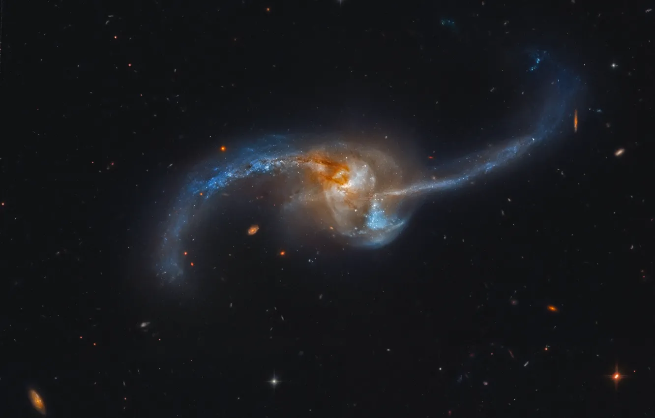 Фото обои звезды, пространство, галактика, бесконечность, galaxy, ngc2623