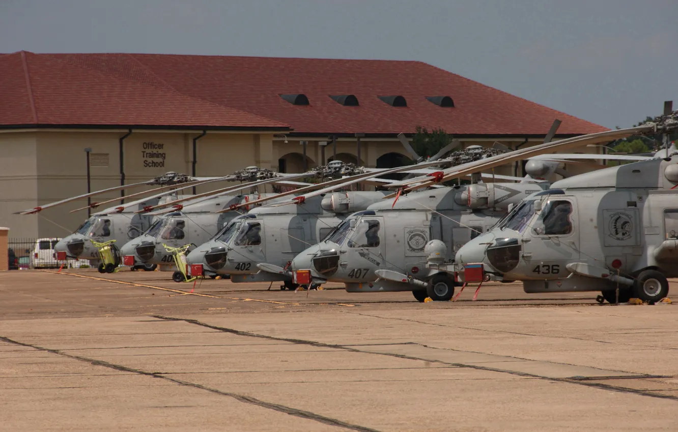 Фото обои вертолеты, Maxwell Air Force Base, SH-60B Seahawks, летная школа