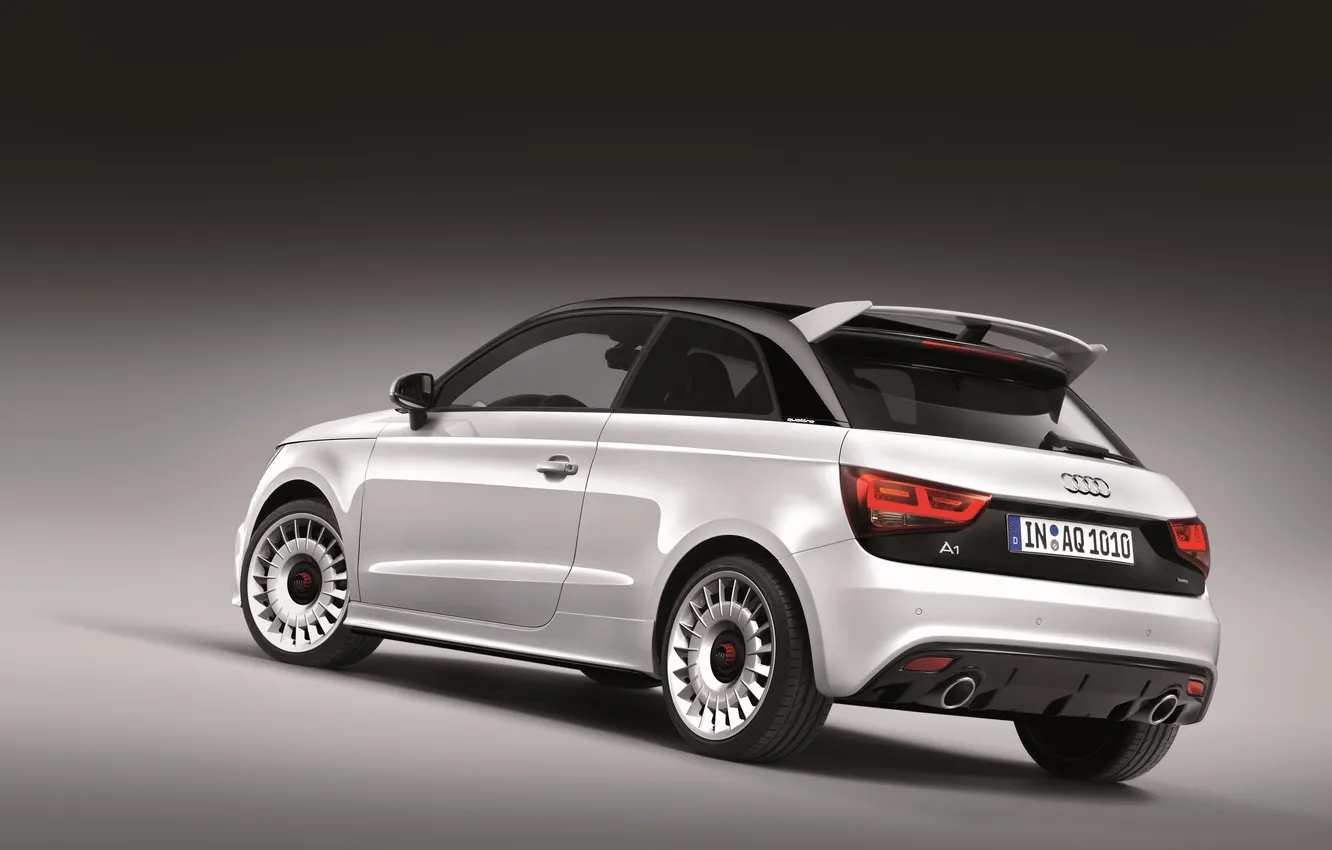 Фото обои Audi, white, cars, auto, wallpapers auto, audi a1 quattro