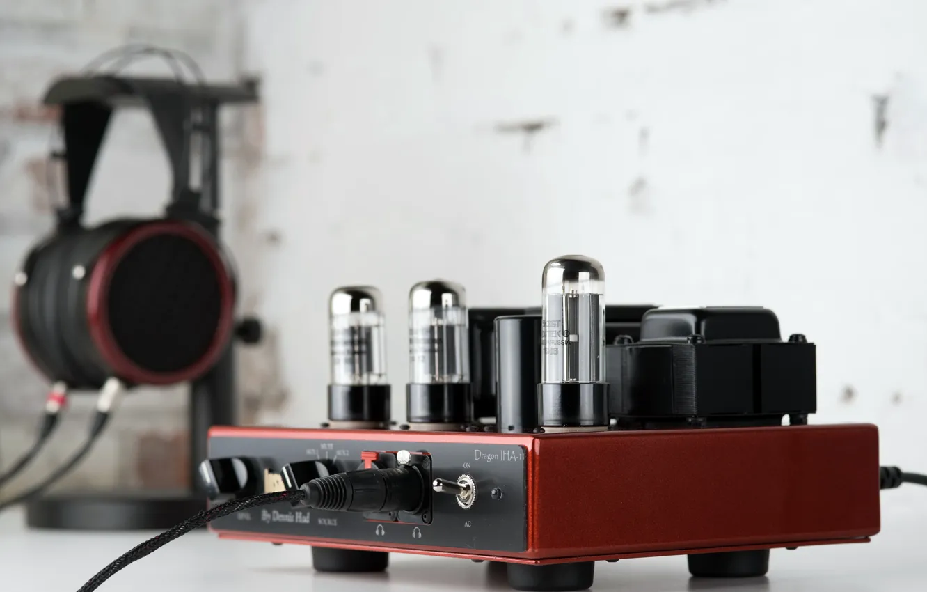 Фото обои фон, Headphone, Amplifier